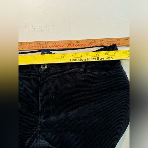 Ralph Lauren Sz12 Rugby Corduroy Pants Zipper Ankle Flat Front Women’s Navy Blue - Picture 12 of 12